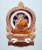 เหรียญนั่งพานชนะมาร พ่อท่านเขียว วัดห้วยเงาะ เนื้อทองแดงลงยาลายธงชาติ 