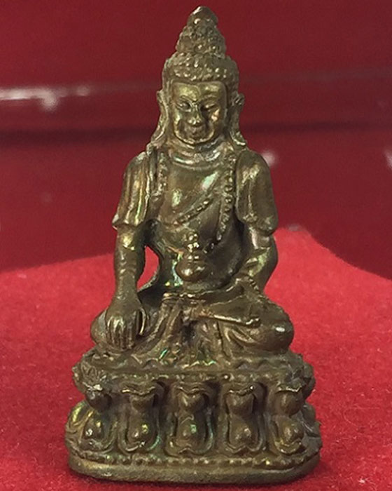 พระกริ่งอรหังแช่น้ำมนต์ หลวงพ่อเกษม เขมโก รุ่นพุทธคุณ เนื้อทองผสม ปี38