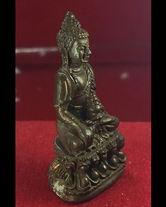 พระกริ่งอรหังแช่น้ำมนต์ หลวงพ่อเกษม เขมโก รุ่นพุทธคุณ เนื้อทองผสม ปี38