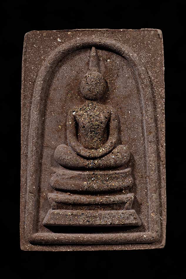 สมเด็จชนะจนหลวงปู่ทิมวัดพระขาว ปี 40 เนื้อชานหมากโรยผงตะไบ#1