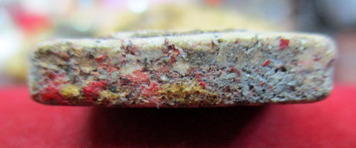 พระสมเด็จวัดระฆังหลัง ร.5 ลงรักชาดเเดง ปิดทองเก่า