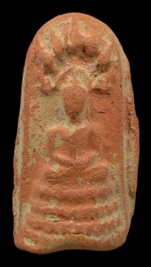 พระปรกโพธิ์ เนื้อดิน กรุวัดโตนดลาย จ.สมุทรสงคราม มาพร้อมบัตรรับรองความแท้