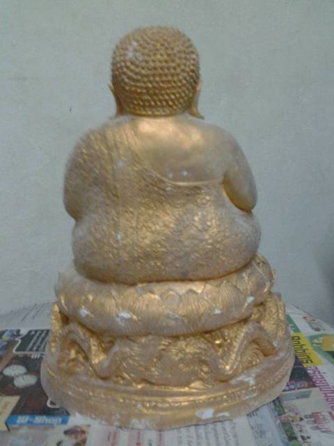 พระบูชา สังกัจจัยย์ หลวงพ่อแช่ม วัดดอนยายหอม เนื้อปูนพลาสเตอร์+แป้งเจิม