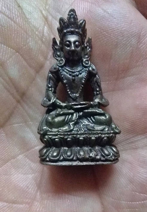 พระกริ่ง อวโลกิเตศวร หลวงพ่อเกษม เขมโก ก้นหนู ปี2536เคาะเดียว