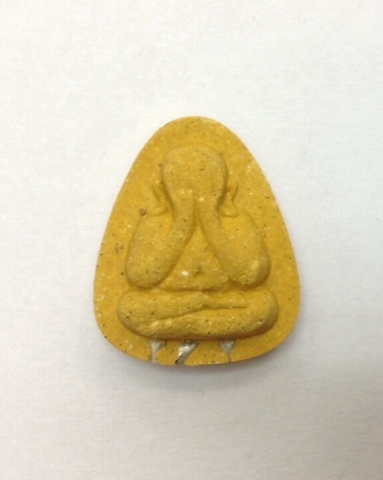 พระปิดตา หลังยันต์นะโบราณ เนื้อเกษร ตะกรุดเงินแท้3ดอก รุ่น 125ปี หลวงปู่โต๊ะ มีโค๊ด กล่องเดิม