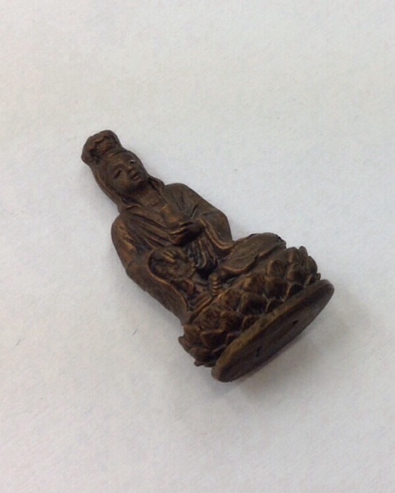 พระกริ่งโพธิสัตว์กวนอิม วัดโคกขี้หนอน เนื้อนวโลหะ ปี29 หลวงพ่อเกษม เขมโก ปลุกเสก กล่องเดิม