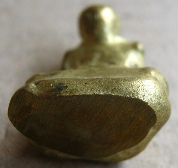 รูปหล่อหลวงพ่อเขียน รุ่นเถ้าแก่หอเตี๊ยะ ปี 2499 เนื้อทองผสม วัดสำนักขุนเณร จ.พิจิตร