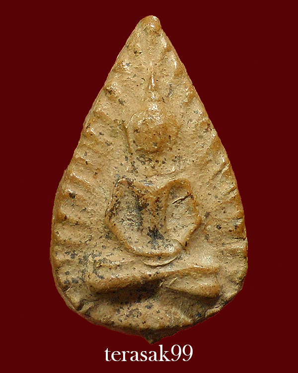 พระกลีบบัว กรุวัดลิงขบ(วัดบวรมงคล) เนื้อดิน ราดำกรุดูง่ายๆ