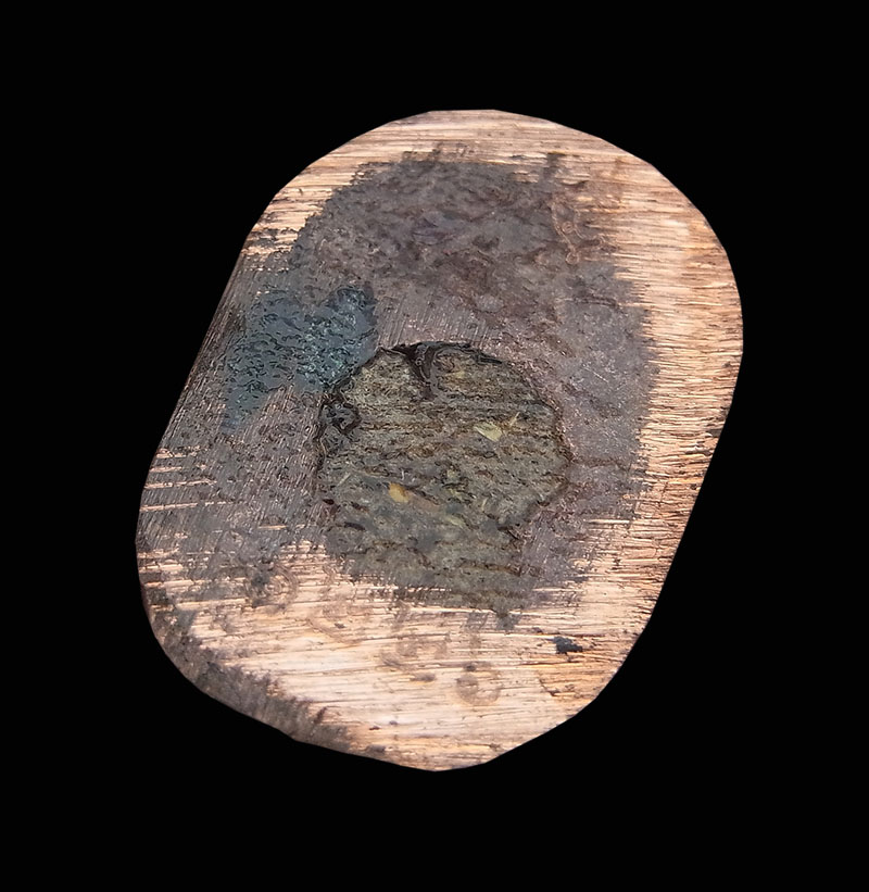 เสือมหาอำนาจ อุดผงพรายกุมาร เนื้อทองแดง ปี54 หลวงพ่อสาคร วัดหนองกรับ กล่องเดิม