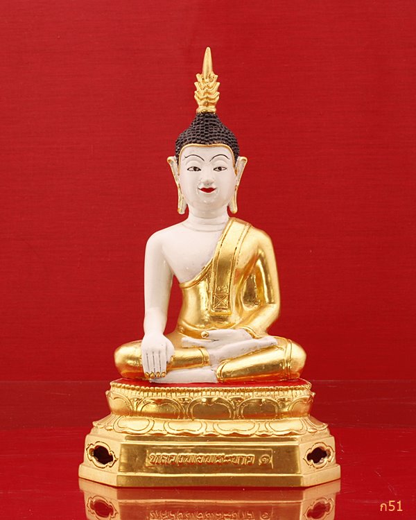 พระบูชาหลวงพ่อพระขาว วัดอินทขิลสะดือเมือง จ.เชียงใหม่ 