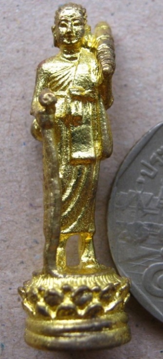 พระสิวลี วัดแสงอรุณ จ.สุรินทร์ ปี2554 รุ่นฉลองโบสถ์ หลวงปู่หงษ์ ปลุกเสก มีโค๊ต พร้อมกล่องเดิม