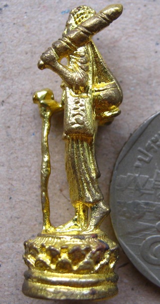 พระสิวลี วัดแสงอรุณ จ.สุรินทร์ ปี2554 รุ่นฉลองโบสถ์ หลวงปู่หงษ์ ปลุกเสก มีโค๊ต พร้อมกล่องเดิม