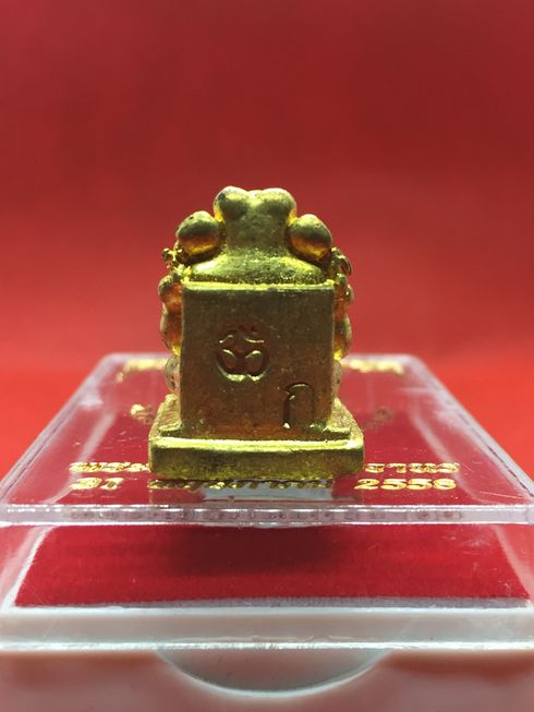 พระพิฆเนศ สมปราถนา66 เนื้อทอฝาบาตร หลวงพ่อหลาย วัดคันลัด สมุทรปราการ