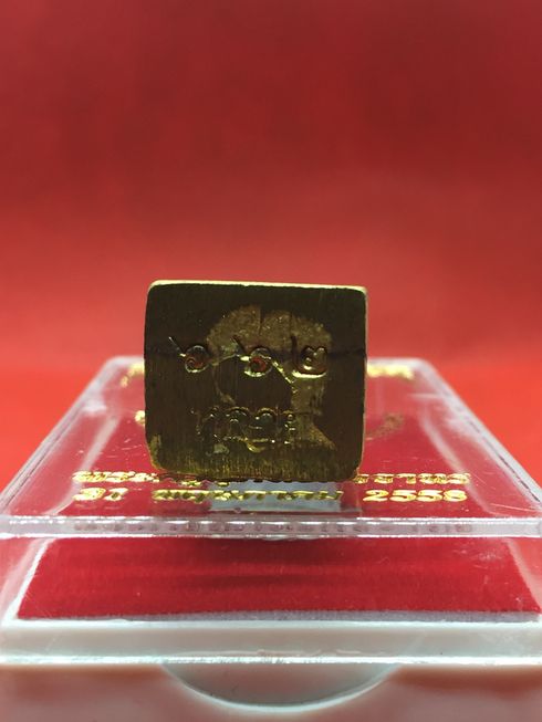 พระพิฆเนศ สมปราถนา66 เนื้อทอฝาบาตร หลวงพ่อหลาย วัดคันลัด สมุทรปราการ