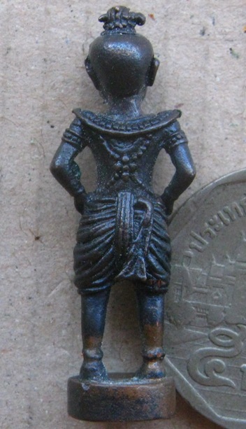  กุมารพรายทอง เนื้อสำริด ปลุกเสกโดยหลวงพ่อสาคร วัดหนองกรับ จ.ระยอง สร้าง1999องค์ หมายเลข1294กล่องเดิ