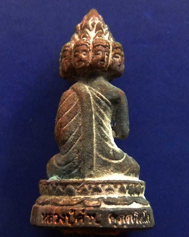 1.พระเศรษฐีนวโกฏิ เทพประทานทรัพย์ หลวงปู่คำบุ วัดกุดชมภู เนื้อสัตตโลหะ ตอกโค้ด+เลข พร้อมกล่องเดิม