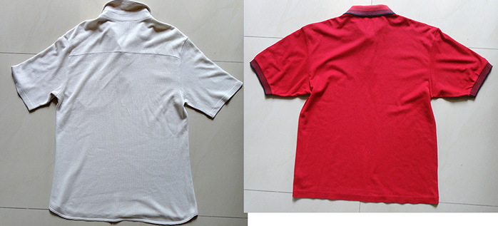 เสื้อยืดคอปกแบรนด์ดัง2ตัว GAP / SPALDING ของแท้ ขนาด L ทั้งคู่นะ ได้ไปทั้งสองตัวเลย