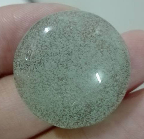 ไหลน้ำพี้ฟ้าอ่อนๆ ฟองสมุทร หรือเพชรน้ำพี้ หายาก เม็ดใหญ่ๆ ขนาดเส้นผ่าศูนย์กลาง 2.5 ซม. ของแท้ หายาก 