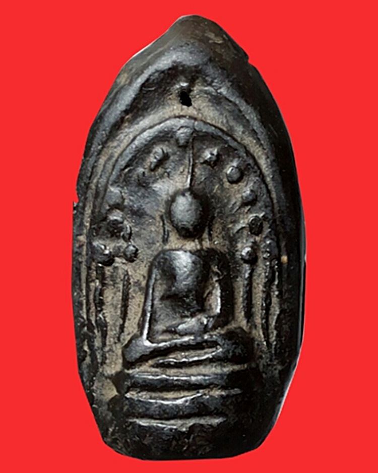 พระกริ่งคลองตะเคียน กรุวัดประดู่ทรงธรรม พิมพ์สองหน้า ( กริ่งขัด)