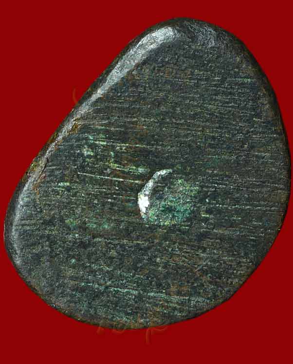 รูปหล่อ หลวงพ่อเงิน วัดบางคลาน  รุ่นปืนแตก พิมพ์ เศียรโต นิยม  วัดคงคาราม อ.โพทะเล จ.พิจิตร ปี พ.ศ. 