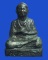 รูปเหมือนปั๊ม สมเด็จพระพุฒาจารย์โต พรหมรังษี วัดละครทำ กรุงเทพฯ 2508 เนื้อทองผสมรมดำ อุดกริ่ง