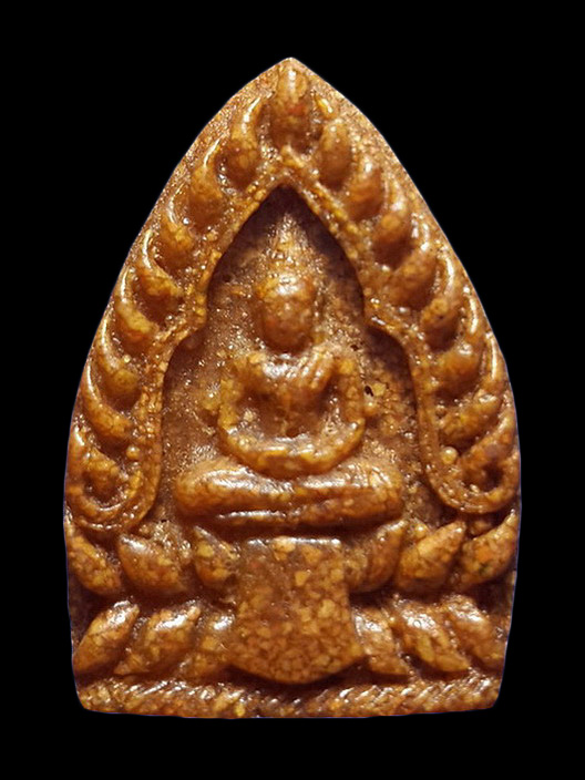 หลวงพ่อโสธรเนื้อกระเบื้องหลังคาโบสถ์ พิมพ์เจ้าสัว รุ่น1 วัดโสธรวราราม จ.ฉะเชิงเทรา ปี37 