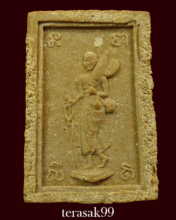 พระสมเด็จ พิมพ์เอวเล็กมีกำไร หลังพระสีวลี (นิยม) ปี2515 หลวงพ่อกวย วัดโฆสิตาราม จ.ชัยนาท