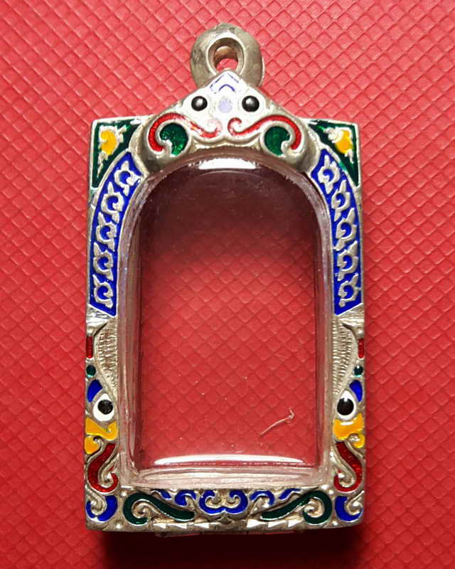 ตลับเงินลงยาสำหรับใส่พระสมเด็จ