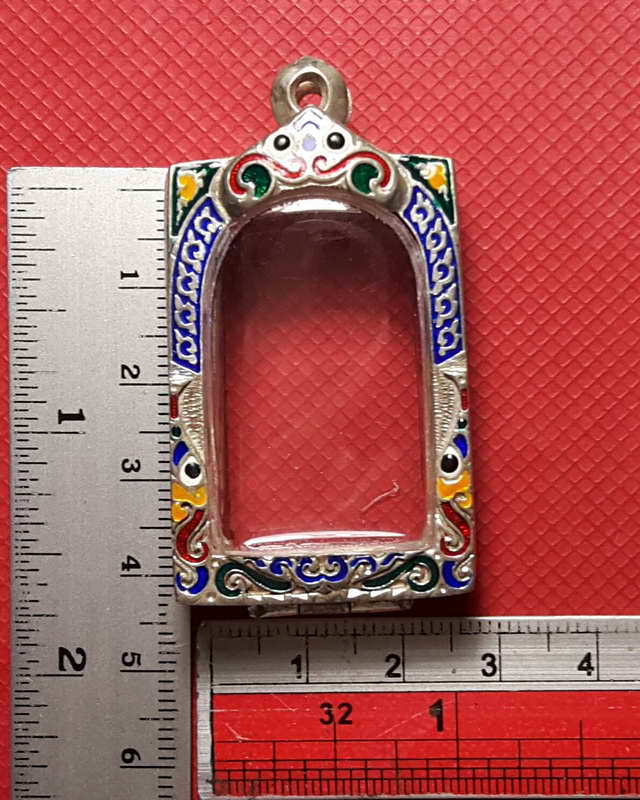 ตลับเงินลงยาสำหรับใส่พระสมเด็จ