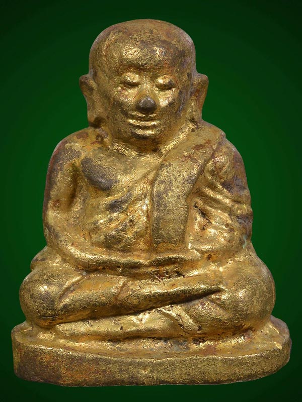 รูปหล่อหลวงพ่อเงินพิมพ์ใหญ่ รุ่นช้างคู่ พร้อมกล่องสวย