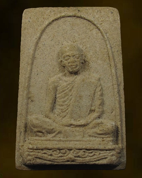 พระผงรูปเหมือนหลวงปู่ทิม วัดละหารไร่ จ.ระยอง พิมพ์เล็ก ปี 25 15 (วัดหนองกาน้ำสร้าง) มีเกศา