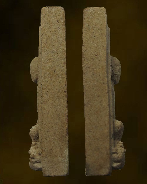 พระผงรูปเหมือนหลวงปู่ทิม วัดละหารไร่ จ.ระยอง พิมพ์เล็ก ปี 25 15 (วัดหนองกาน้ำสร้าง) มีเกศา