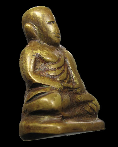 หลวงพ่อเงิน วัดห้วยเขน จ.พิจิตร พิมพ์ใหญ่แขนบั้ง เลี่ยมทอง