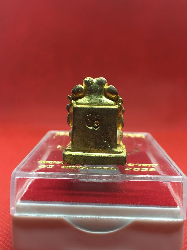 พระพิฆเนศ สมปราถนา66 เนื้อทอฝาบาตร หลวงพ่อหลาย วัดคันลัด สมุทรปราการ