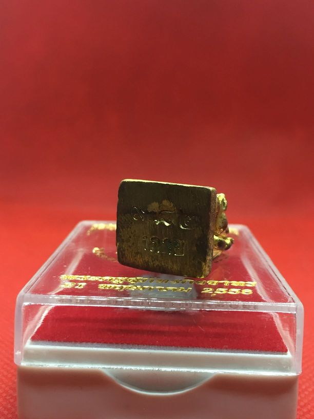 พระพิฆเนศ สมปราถนา66 เนื้อทอฝาบาตร หลวงพ่อหลาย วัดคันลัด สมุทรปราการ