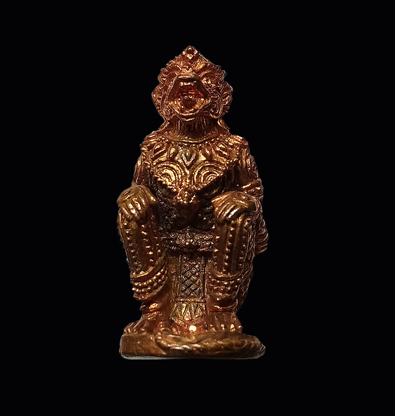 หนุมาน หลวงพ่อสาคร รุ่นมหาปราบไตรจักร อุดผงพรายกุมาร วัดหนองกรับ ปี55 พร้อมกล่อง