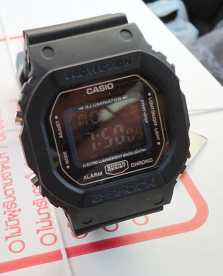 นาฬิกา G-SHOCK ใหม่ๆเลย พลาสติกหน้าจอยังไม่แกะ