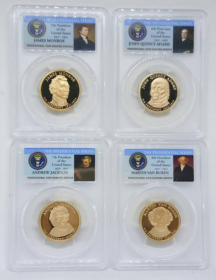 เหรียญอเมริกา Presidential เพรสซิเด้น ดอลล่าร์ ผ่านเกรด PCGS PR69DCAM
