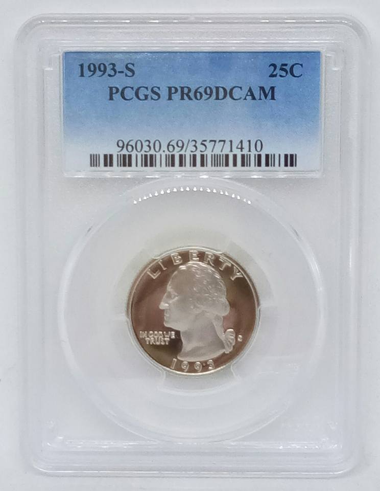 เหรียญอเมริกา ผ่านเกรด PCGS PR69DCAM