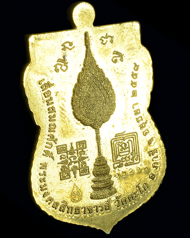 เหรียญเลื่อนสมณศักดิ์ หลวงพ่อรวย วัดตะโก อยุธยา ปี2559
