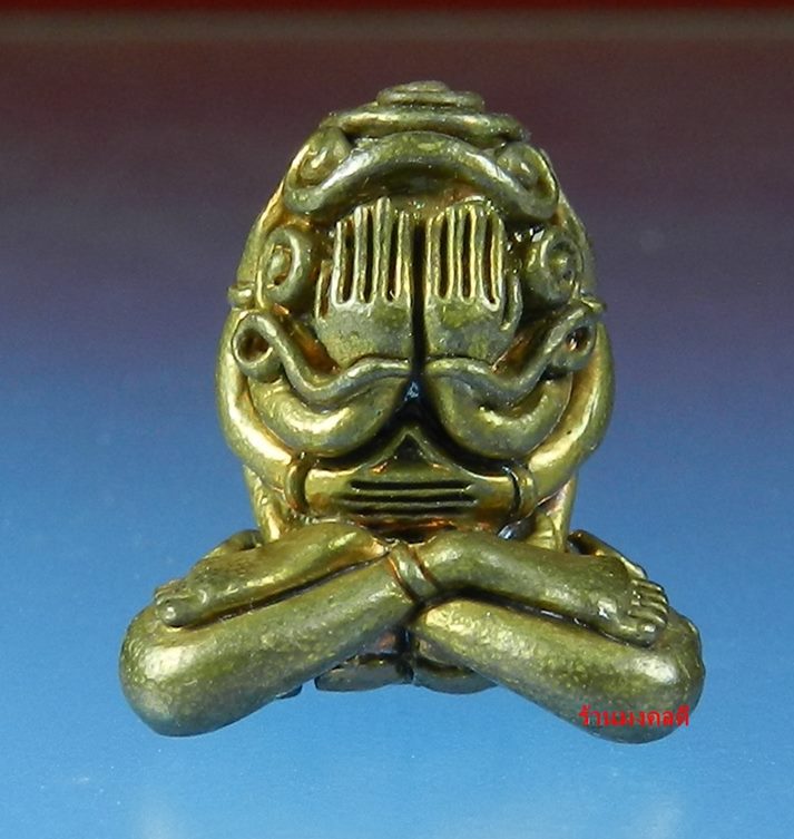 พระปิดตามหาอุตตโม ไตรมาส 53 หลวงพ่่อสาคร เนื้อชนวน พิมพ์ใหญ่ เลขมงคล 1607 !!!พิเศษมีเข็ม!!! สภาพสวย