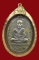 **เคาะเดียวแดง**เหรียญหลวงพ่อทวดรุ่น2พิมพ์หน้ายักษ์ปี2502เนื้อกะหลั่ยเงินเดิมๆพร้อมเลี่ยมทอง80%