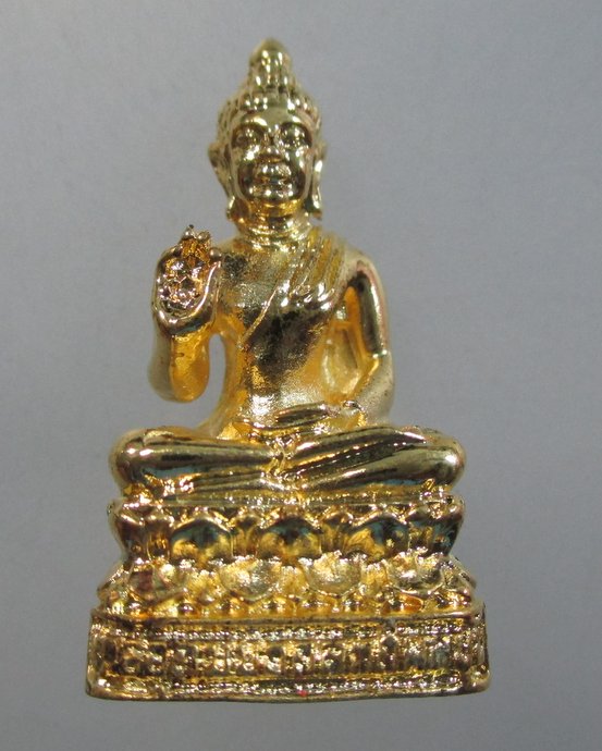 ๒๐ รูปหล่อพระประทานพร วัดบุคคโล กทม ปี๓๔ กะไหล่ทอง