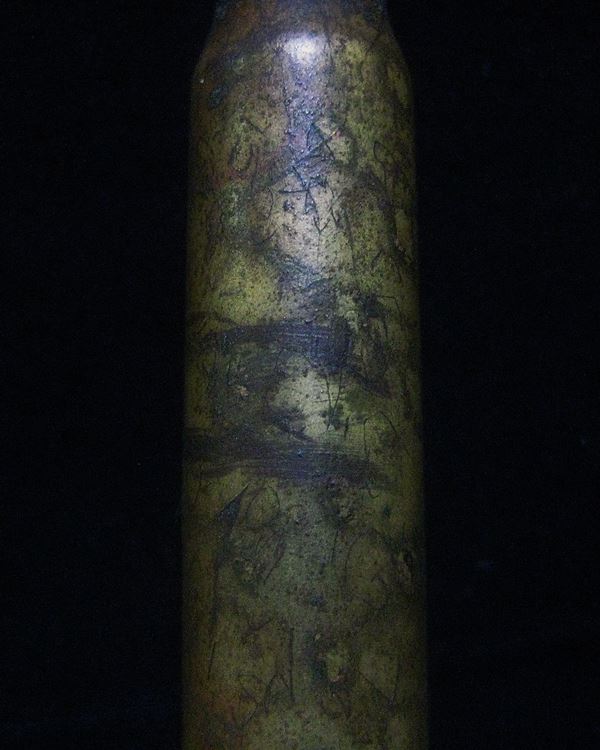 ตะกรุดลูกปืนด้านมีจาร ลายมือ หลวงพ่อกวย วัดโฆสิตาราม จ.ชัยนาท