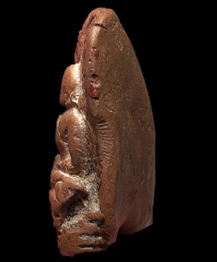 พระคงแดงกรุเก่า ฟอร์มตรงล่ำหนาหลังอูมโพธิ์เด้ง คลาสสิคตามภาพ พระแท้ตลอดชีพ