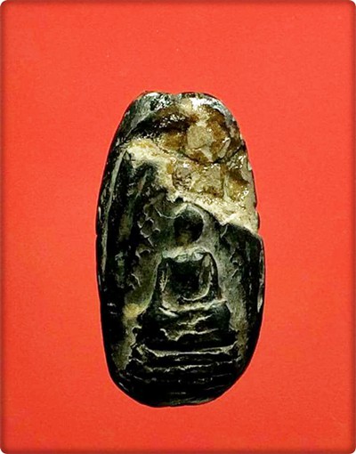 เปิดให้บูชาพระกริ่งคลองตะเคียนพิมพ์ 2 หน้าเนื้อใบลาน อุดกริ่ง มีซ่อม