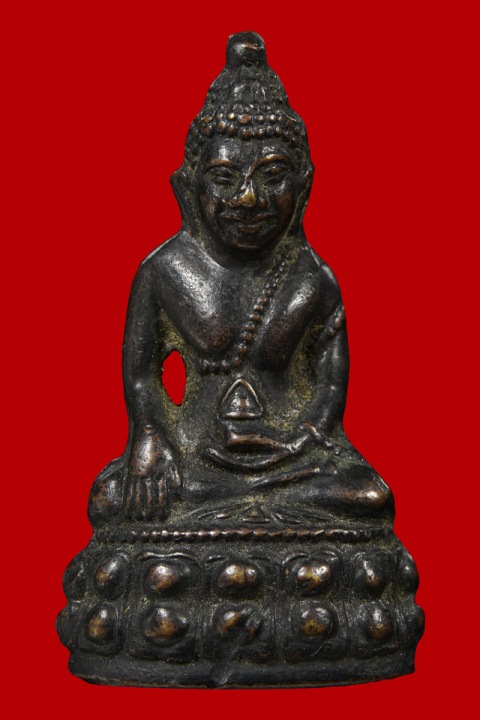 พระกริ่งโสฬส มปร.เนื้อทองเหลืองรมดำ ปี2515 วัดราชประดิษฐ์ กรุงเทพฯ หลวงปู่ทิม ปลุกเสก