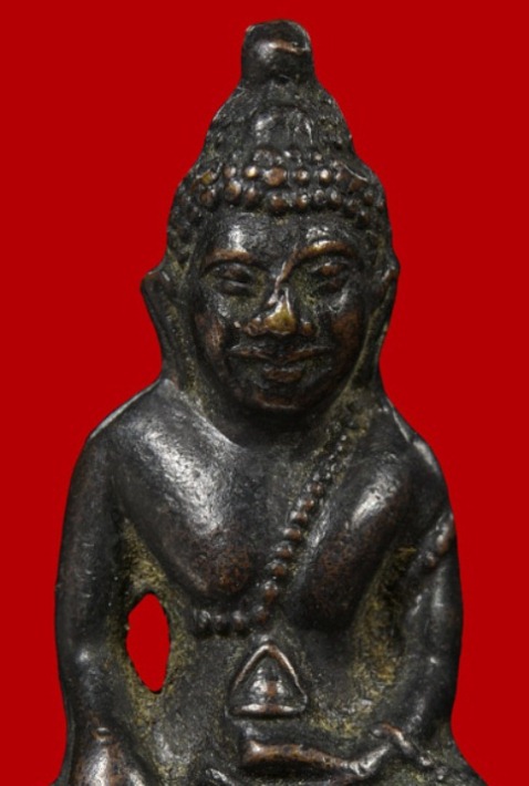 พระกริ่งโสฬส มปร.เนื้อทองเหลืองรมดำ ปี2515 วัดราชประดิษฐ์ กรุงเทพฯ หลวงปู่ทิม ปลุกเสก