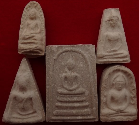 ชุดเบญจภาคี 5องค์ รุ่นหยก พิธีใหญ่ วัดระฆัง ปี36 เคาะเดียว