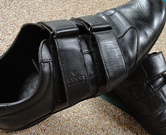 รองเท้า GUCCI กุชชี่ ของแท้ made in ITALY ครับ